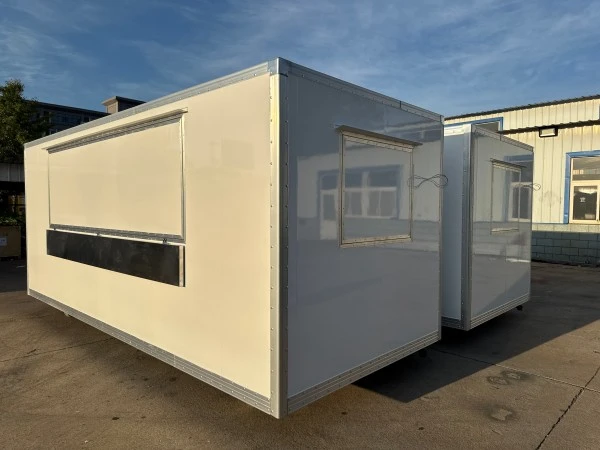 Heavy-Duty Steel Outdoor Street Food Kiosk