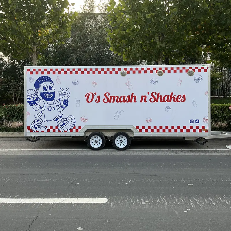 Мобилна пекарна и ремарке за кухня за бързо хранене